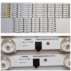 Listwa LED KPL SAMSUNG UE42F5000AW D2GE-420SCA-R3 + D2GE-420SCB-R3 14 LISTW