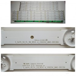 Listwa LED KOMPLET CY-WJ055HGLV2H LM41-00136A + LM41-00135A 12 LISTW